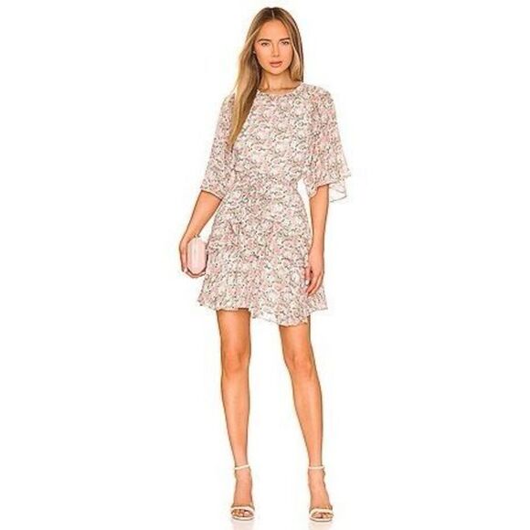 NWT MinkPink Freya Mini Dress in Pink Multi Size S - Picture 1 of 11